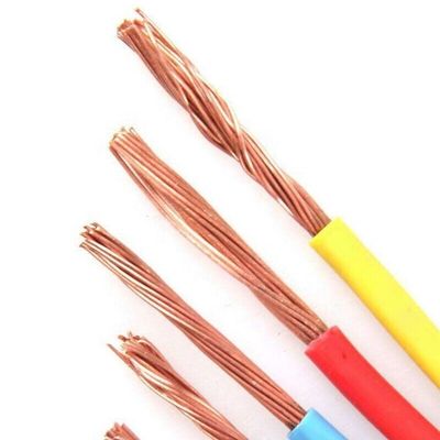 comprar Cabos de fios planos de cobre de PVC H07V-R/B07V-U/BV/BVR para instalações industriais de núcleo único online manufacture