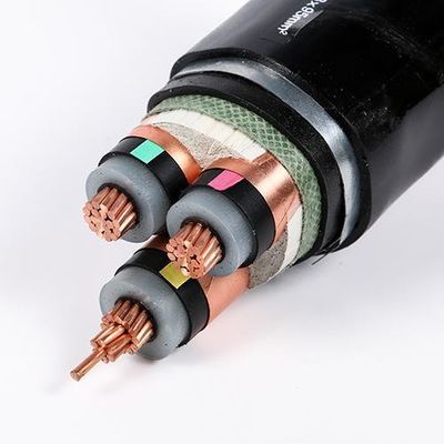 comprar Cabo subterrâneo de alta tensão XLPE de 110 kV preto de 50 mm para construção online manufacture