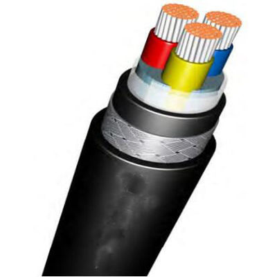 comprar 35 mm Alumínio/Core de cobre Aço PVC/XLPE Subterrâneo Cabos de energia blindados Negro 95 mm online manufacture