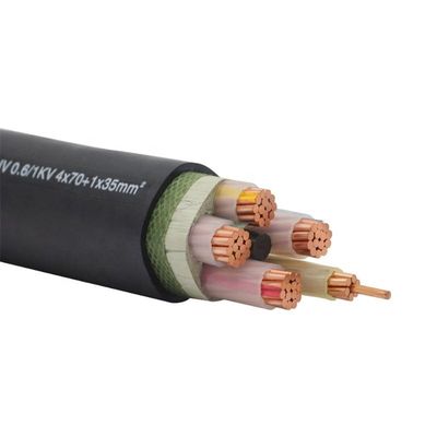 comprar Cabo de alimentação elétrica YJV22 com isolamento XLPE e tensão nominal de 0,6/1KV com certificação CE online manufacture