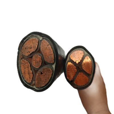 comprar Transmissão de energia industrial Nyy 0.6/1kv Cabo de energia de baixa tensão com 3x150 mm2 Condutor de cobre e armadura de fio de aço online manufacture