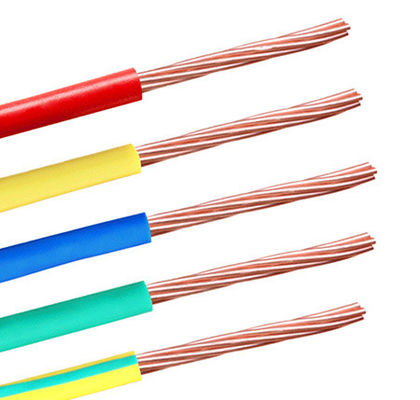 Cabos isolados de PVC de núcleo único para edifícios/construções de tensão nominal 450V/750V