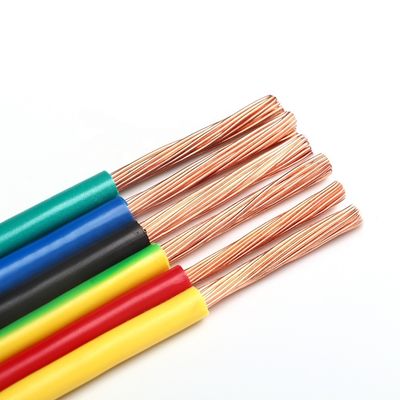 Cable de alimentação de cobre PVC de núcleo único BVR 4mm personalizável para cablagem de casa