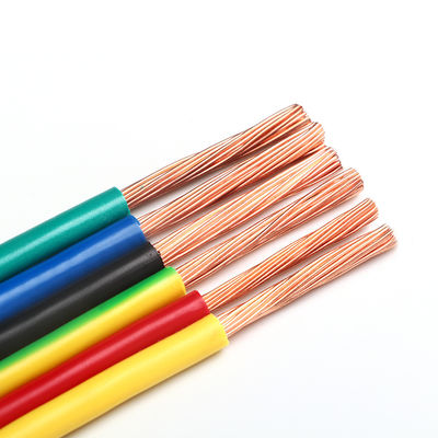Cores personalizadas 1.5mm PVC isolado fio flexível H07V-U para construção