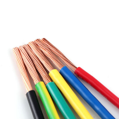 IEC 60227 4 mm BV Fios de cobre de fios sólidos de fibras de cobre