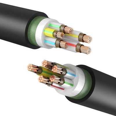 Transmissão de energia de alta tensão de PVC isolado de chapéu de cobre 0,6/1KV