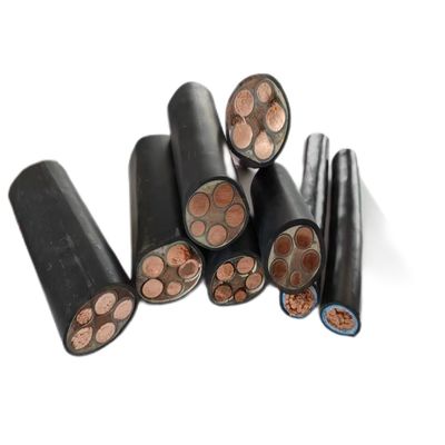 Cable de energia de cobre NYY 4 núcleos 50mm2 70mm2 XLPE PVC PE isolado com ISO9001/CCC/CE