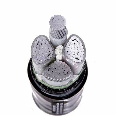 600mm2 NA2XY 1kv 4 Core XLPE Cable Alumínio Condutor XLPE Cable blindado