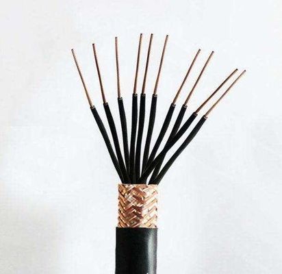 Controle da bainha preta Flexível Cabos blindados Núcleo de cobre Resistente ao calor