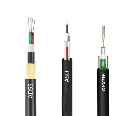 Cabos de fibra óptica de alta segurança GYXTC8S Cabos de fibra blindados